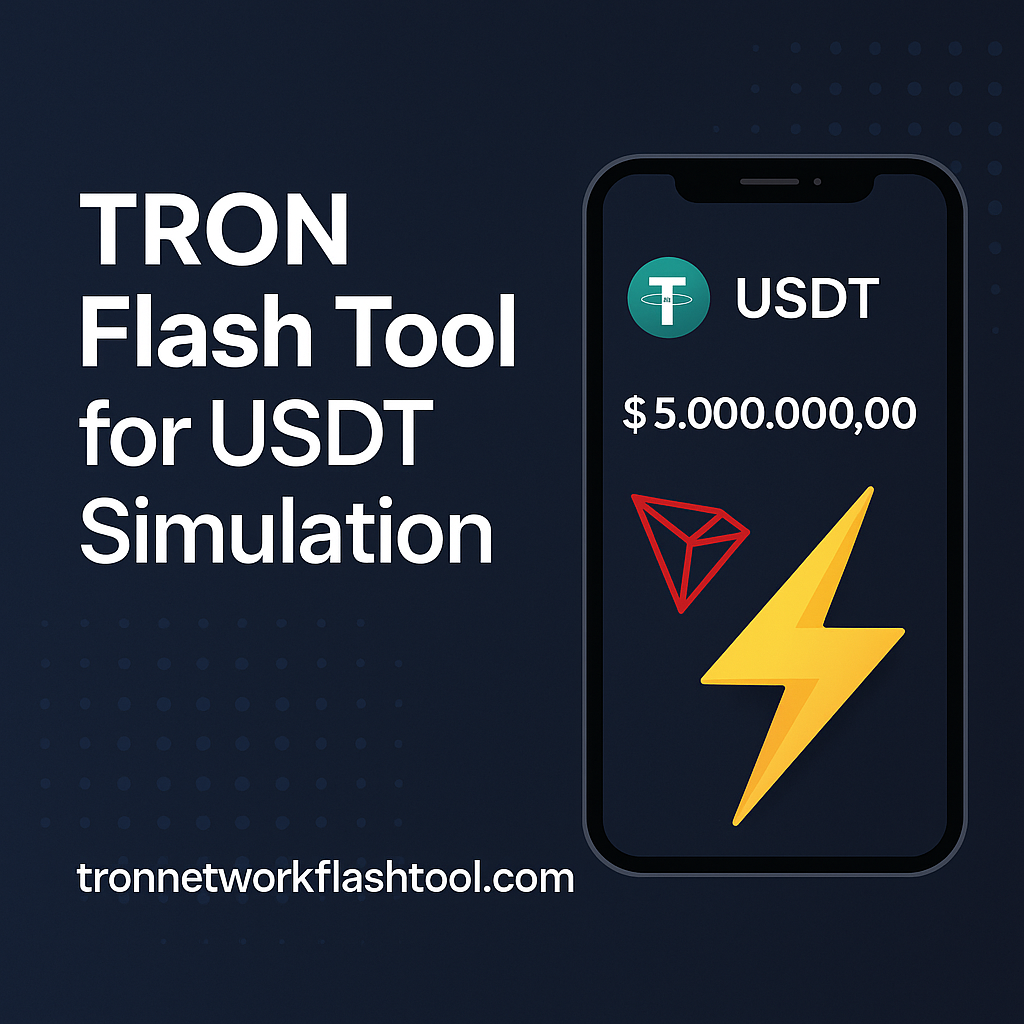 Flash Crypto Tool: Send & Simulate Unlimited USDT, BTC, & ETH